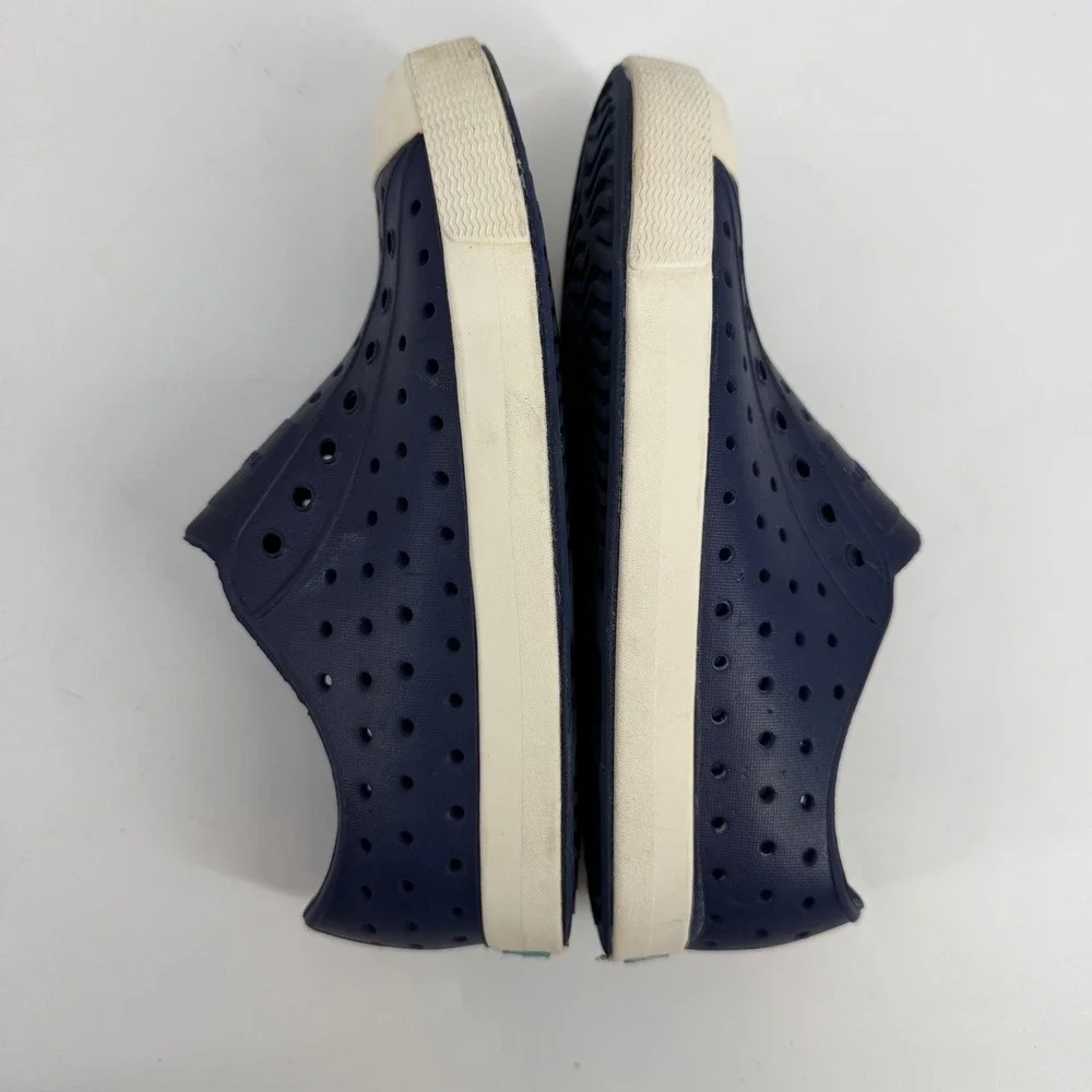Native Jefferson Kids Navy Blue Slip On Water Shoes Sneakers Size J12‎